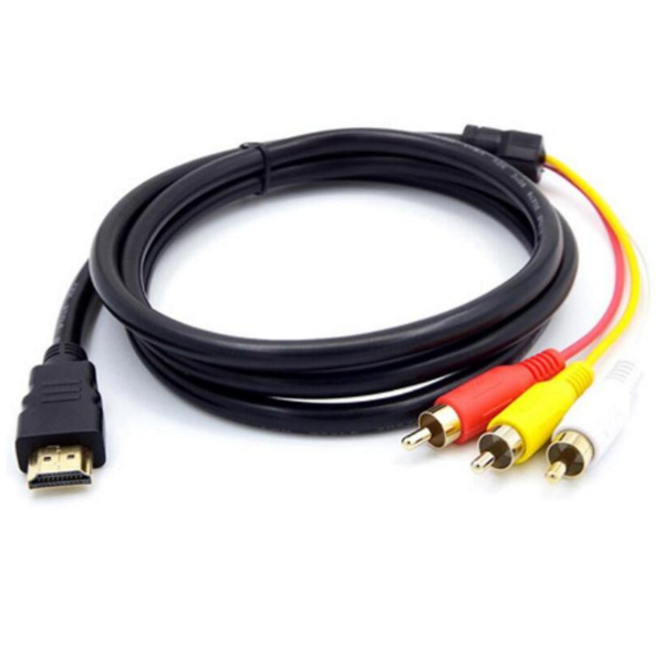 HDMI kabl na 3RCA 1.5m Velteh R01