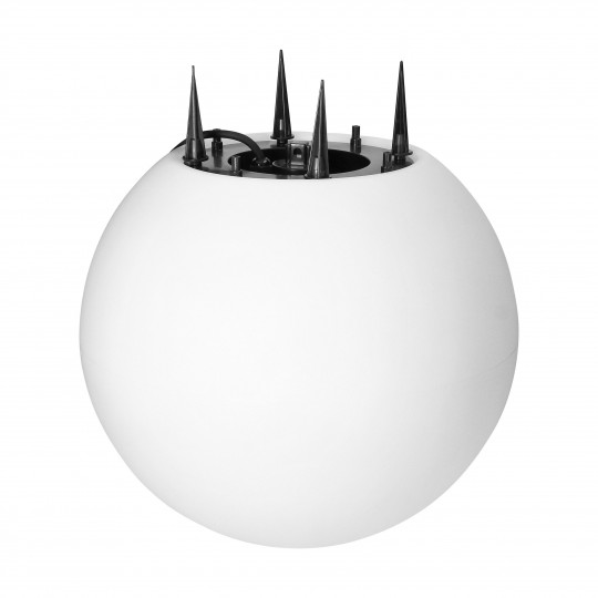 Kugla za dvorište bela 38cm E27 IP65 Luna Adviti