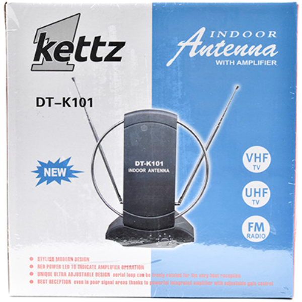 Sobna TV/FM antena Kettz DT-K101 sa pojačivačem